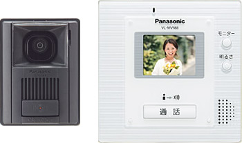 パナソニック カラーテレビドアホンの施工イメージ